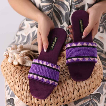 Bohemian Dream – Bold Beaded Slides For Women